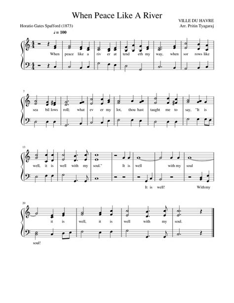 When peace like a river piano pdf.